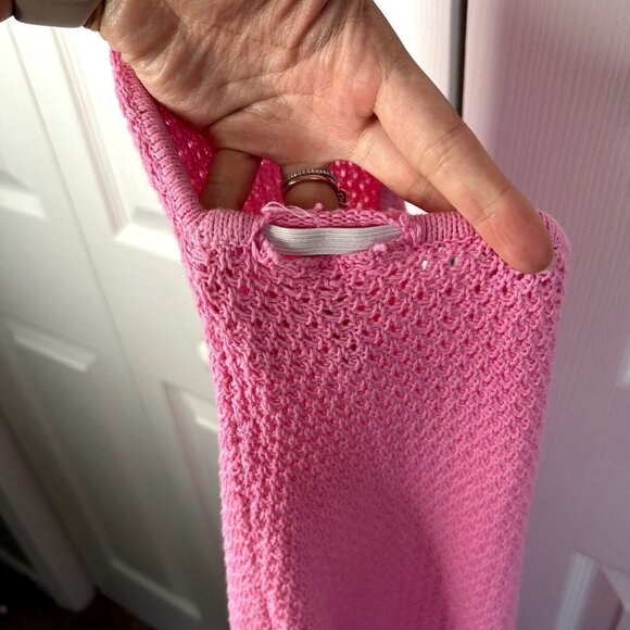 Victor Glemaud Pink Knit Cutout Halter Neck Midi Dress Women's Size X-Small XS - Picture 6 of 10